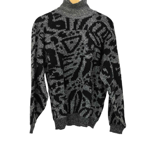 アクリル混 タートルネック L/S ニット メンズ