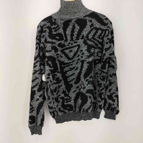 アクリル混 タートルネック L/S ニット メンズ