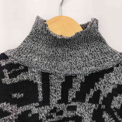 アクリル混 タートルネック L/S ニット メンズ