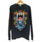FRUIT OF THE LOOM ボディ HD Cotton フロント キャラクター プリント アーム ファイヤーパターン L/S Tシャツ メンズ import:M