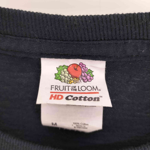 FRUIT OF THE LOOM ボディ HD Cotton フロント キャラクター プリント アーム ファイヤーパターン L/S Tシャツ メンズ import:M