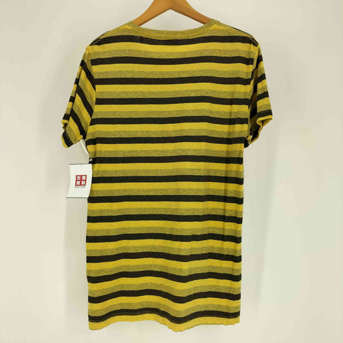 ディーゼル DIESEL ボーダー コットン ポリ クルーネック カットソー Y2K メンズ import:S