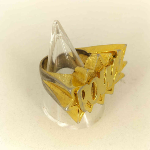 アンブッシュ AMBUSH POW RING - GOLD メンズ 17号(L)