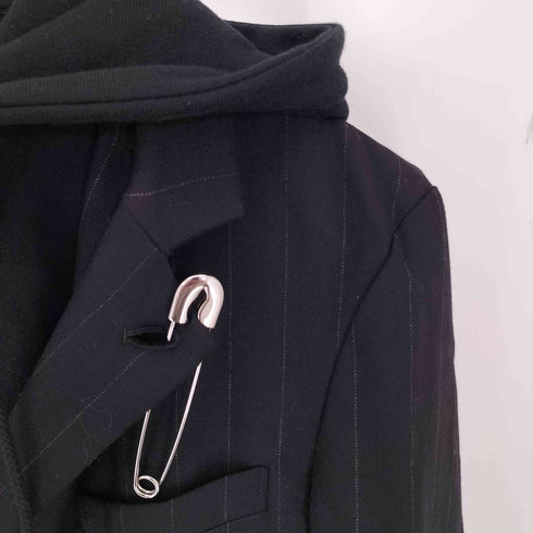 ダイエットブッチャー DIET BUTCHER 23AW Docking pinstripe jacket ドッキング ストライプ ジャケット メンズ JPN:1