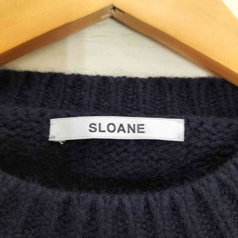 スローン SLOANE 3G天竺ウール×カシミヤクルーネックセーター レディース JPN:5