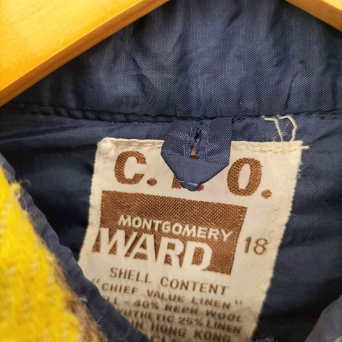 モンゴメリーワード MONTGOMERY WARD 70S C.P.Oウールシャツジャケット メンズ 18