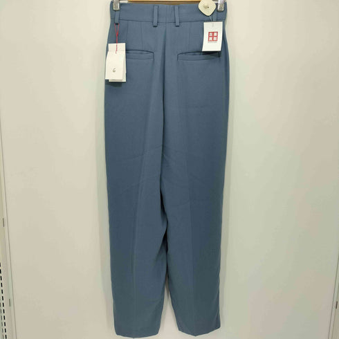 ロクビューティーアンドユースユナイテッドアローズ 6 BEAUTY & YOUTH UNITED ARROWS ニュージョーゼット タックパンツ コバルトブルー レディース JPN:36