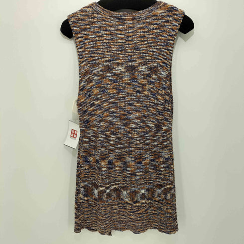 クラネ CLANE センタースリットノースリーブニットトップス レディース JPN:2