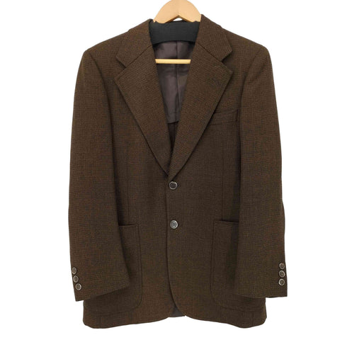バーバリーズ BURBERRYS 60S~70S STYLED AND DESIGNED IN LONDON ENGLAND 背抜き ウールテーラードジャケット メンズ 170-91-794