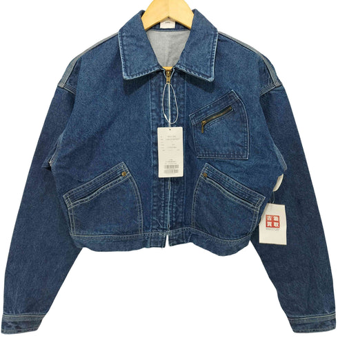 EDIT.FOR LULU pan 91BNS (91B NEW SHAPE) - BLUE ショート デニムジャケット レディース FREE