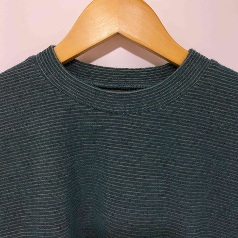 ロクビューティーアンドユースユナイテッドアローズ 6 BEAUTY & YOUTH UNITED ARROWS パイル ボーダー ドローストリング ショートスリーブ トップス カットソー レディース