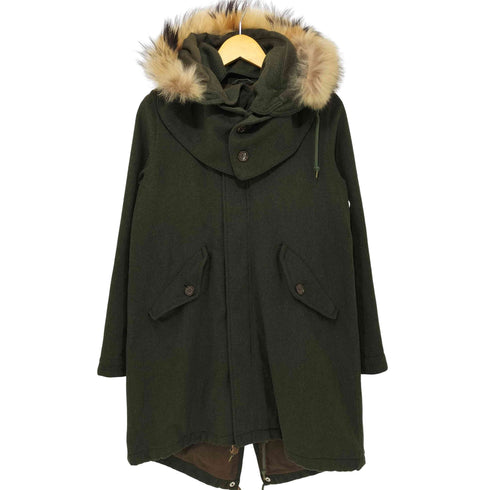 ジョンブル Johnbull カシミヤ混 ウールモッズコート レディース JPN:M