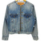 アンスクリア INSCRIRE Denim Riders Jacket ノーカラーデニムライダースジャケット レディース JPN:38