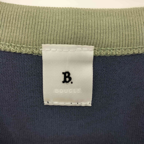 エディフィスラブークル EDIFICE LA BOUCLE 24SS Quarter リンガーTシャツ メンズ FREE