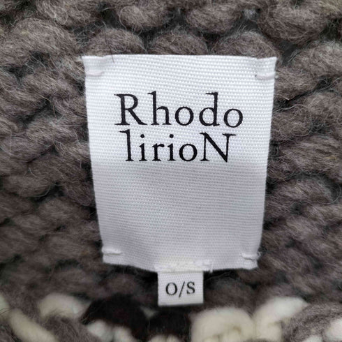 RHODOLIRION Cowichan Short Top - Flower Pattern - Taupe レディース O/S