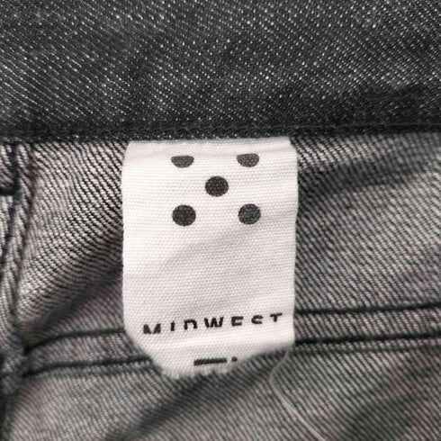 MIDWEST ブラックデニムパンツ メンズ