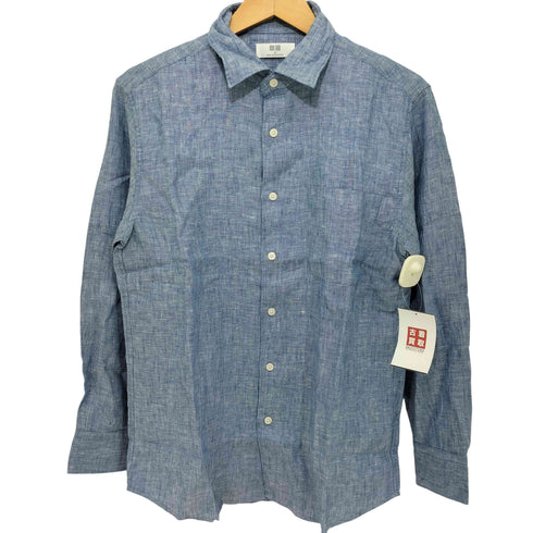 ユニクロ UNIQLO プレミアムリネンシャツ メンズ import:M