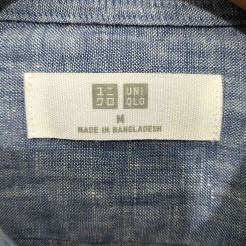 ユニクロ UNIQLO プレミアムリネンシャツ メンズ import:M