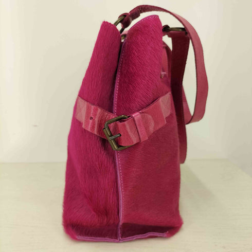 UNICO COLLEZIONE ハラコ ハンドバッグ レディース