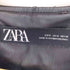 ザラ ZARA ノーカラー ペプラム ライダースジャケット レディース