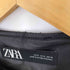 ザラ ZARA ノーカラー ペプラム ライダースジャケット レディース