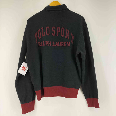 ポロスポーツラルフローレン POLO SPORT RALPH LAUREN 90S ハーフジップ メルトンニット メンズ JPN:M