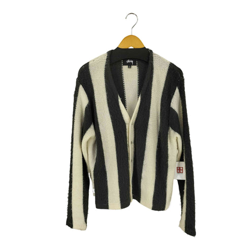 ステューシー Stussy 23AW Stripe Brushed Cardigan ストライプ ブラッシュド カーディガン メンズ import:M