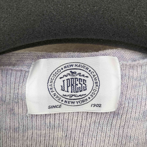 ジェイプレス J.PRESS カシミアシルク混 リブニットカーディガン レディース JPN:M