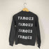 ワールドワイドフェイマス WORLD WIDE FAMOUS 両面プリントクルーネックスウェット レディース JPN:XS