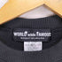 ワールドワイドフェイマス WORLD WIDE FAMOUS 両面プリントクルーネックスウェット レディース JPN:XS