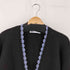 ザラ ZARA フラワーデザイン クロップドカーディガン レディース import:M