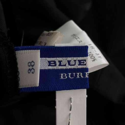 バーバリーブルーレーベル BURBERRY BLUE LABEL ノーカラー トレンチコート レディース JPN:38