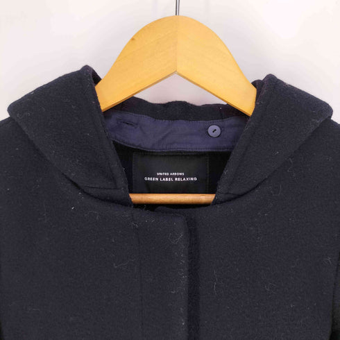 ユナイテッドアローズグリーンレーベルリラクシング UNITED ARROWS green label relaxing KF W 2WAY N/CL HOODコート レディース JPN:38