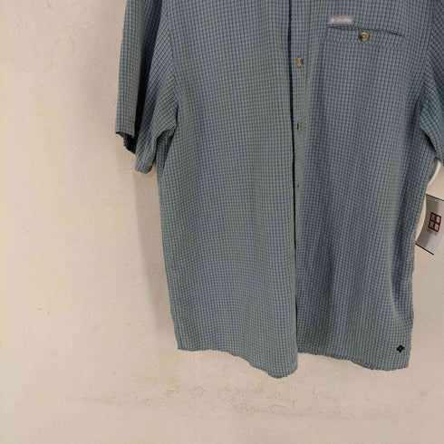 コロンビア Columbia 片玉縁ポケット チェックS/Sシャツ メンズ import:M