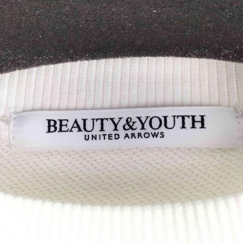 ビューティーアンドユースユナイテッドアローズ BEAUTY & YOUTH UNITED ARROWS 23ss コットン裏毛 ロゴスウェット プルオーバー レディース