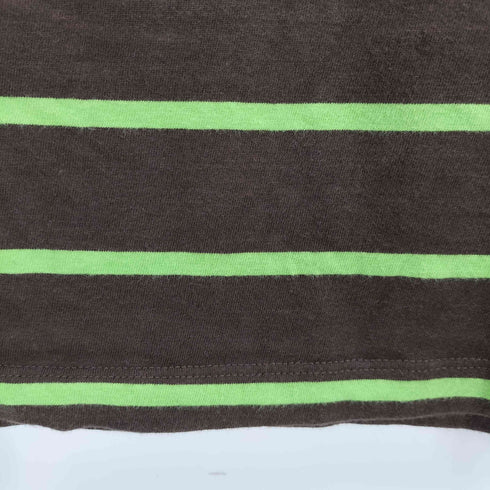 NO PROBLEMO Striped Long Sleeve T-Shirt ストライプド ロングスリーブ カットソー メンズ JPN:M