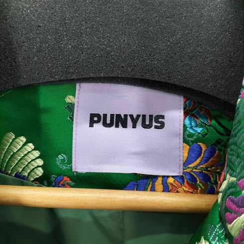 プニュズ PUNYUS チャイナ柄フェイクファー袖コート レディース JPN:2