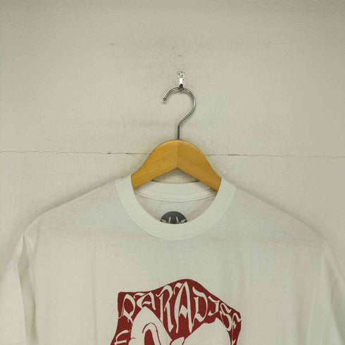 PARADIS3 USA製 フロントプリントクルーネックTシャツ street メンズ JPN:M