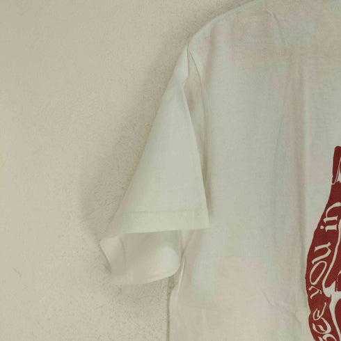 PARADIS3 USA製 フロントプリントクルーネックTシャツ street メンズ JPN:M