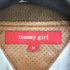 トミーヒルフィガー TOMMY HILFIGER tommy girl ダブルジップ サムホール クロップドフェイクレザージャケット y2k レディース import:M