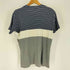 マーガレットハウエル MARGARET HOWELL 90-00S 日本製 ボーダー リブ ニット 切替 クルーネック Tシャツ メンズ FREE