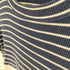マーガレットハウエル MARGARET HOWELL 90-00S 日本製 ボーダー リブ ニット 切替 クルーネック Tシャツ メンズ FREE