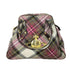 ヴィヴィアンウエストウッドロンドン Vivienne Westwood LONDON ゴールドオーブ タータンチェックレザートートバッグ ヤスミン ORB YASMINE レディース
