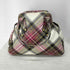 ヴィヴィアンウエストウッドロンドン Vivienne Westwood LONDON ゴールドオーブ タータンチェックレザートートバッグ ヤスミン ORB YASMINE レディース