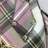 ヴィヴィアンウエストウッドロンドン Vivienne Westwood LONDON ゴールドオーブ タータンチェックレザートートバッグ ヤスミン ORB YASMINE レディース