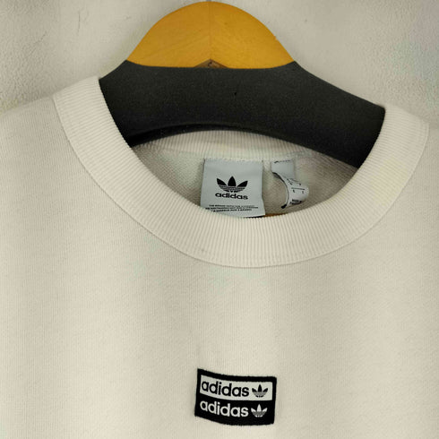 アディダスオリジナルス adidas Originals Men's F A Crew Sports Fleece White メンズ JPN:S