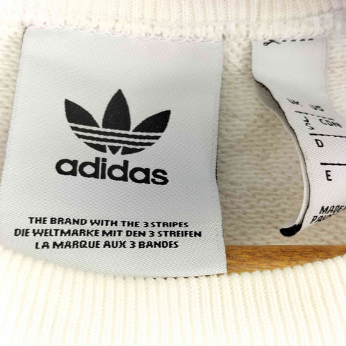 アディダスオリジナルス adidas Originals Men's F A Crew Sports Fleece White メンズ JPN:S