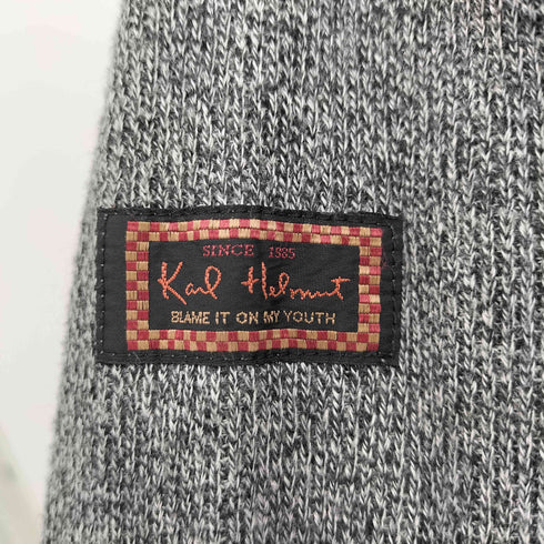 カールヘルム Karl Helmut ロゴ刺繍 ニット ジャケット メンズ