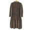 A TRIGERE COAT ノーカラーシャギーギャザーコート レディース