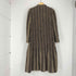 A TRIGERE COAT ノーカラーシャギーギャザーコート レディース